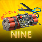 Nine square game icon
